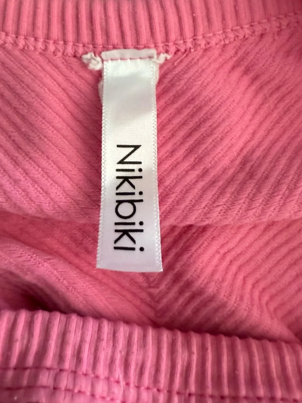 Pink Ribbed Tank Top - Picture 3 of 4